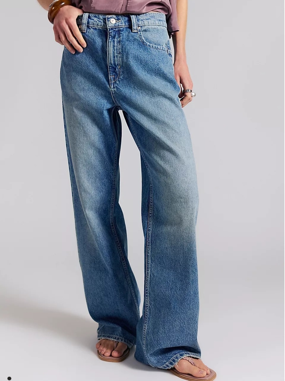 We The Free Women's Wide-Leg Jeans in Light Blue